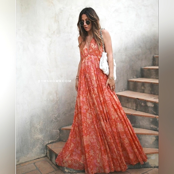 🔥Last 2🔥MANGO Printed maxi dress - Picture 2 of 16